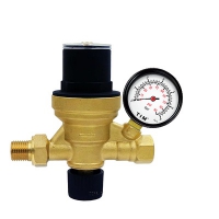 Клапан подпиточный TIM 1/2" с манометром  AF0206A